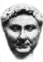 Гней Помпей Великий (106—48). Выдающийся римский полководец. Погиб в борьбе за власть с Цезарем