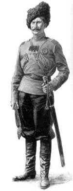 Старший урядник Ачинского конного отряда Сибирского казачьего войска. 1918–1919 гг.