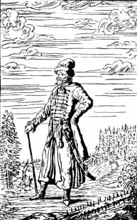 Стрелецкий голова. Рисунок Э. Пальмквиста. 1674 г.