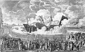 Открытие монумента государю императору Петру I в 1782 г.