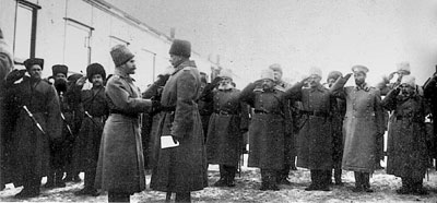Прибытие Николая II в Ставку в Могилеве. 1914 г.