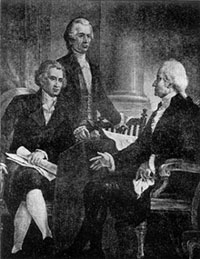 Первое правительство США: Т. Джефферсон, А. Гамильтон, Дж. Вашингтон
