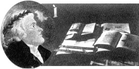 Гравюра с утерянного портрета Джефферсона, написанного его другом Т. Костюшко, и книги из собрания Джефферсона
