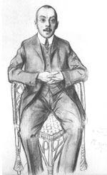 Портрет Д.С. Стеллецкого Б.М. Кустодиев. 1907 г.
