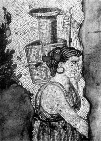 Фрагмент мозаичного пола Большого императорского дворца в Константинополе. Первая половина V в.