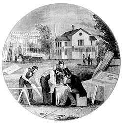 Проектирование типовых коттеджей. 1855 г.
