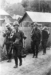 Немцы на оккупированной территории