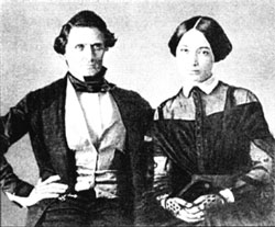 Президент Конфедерации Южных штатов Джефферсон Дэвис с женой Вариной Хоуэлл Дэвис