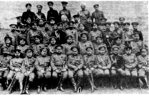 Генерал Н.Н. Юденич с офицерами Кавказской армии. Февраль 1914 г.
