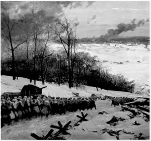 Диорама «Контрнаступление советских войск под Москвой в декабре 1941 г.»