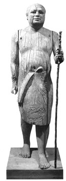 Деревянная фигура жреца Каапера. Египетский музей