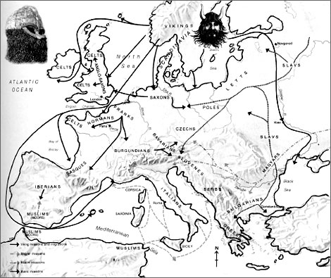 Народы Европы. 800—1000 гг.