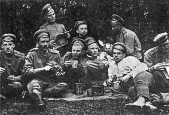 Разведчики 4-го Видземского латышского стрелкового батальона