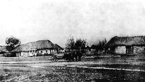 Улица села Спасского. Фото В.Каррика. 1883 г.