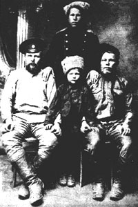 Сибирские солдаты-староверы. Фото начала XX в.