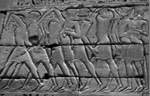 Филистимляне — военнопленные египетского фараона Рамсеса III 