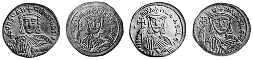 Константин VI (771— после 797), Никифор I Геник (ок. 760—811), Михаил I Рангаве (?—844), Лев V Армянин (?—820)