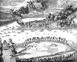 Осада крепости Шлиссельбург. 1703 г. 