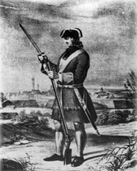 Солдат Преображенского полка. 1700—1720 гг. 