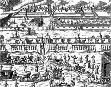 Казни стрельцов в 1698 г. Иллюстрация в книге И.Г.Корба