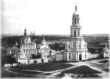 Колокольня Андроникова монастыря. Фото 1882 г.