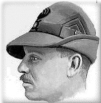 Офицерская шляпа с эмблемой ардити