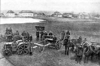 Армия «Труд» (Саратовская губерния) готовится к весеннему севу. 1924 г.