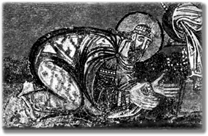 Император Лев VI. Фрагмент мозаики из константинопольской церкви Святой Софии