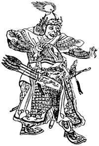 Субедей. Китайский средневековый рисунок